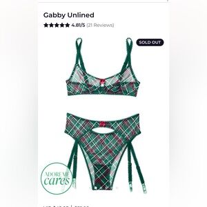 Never worn - Adore Me - Gabby Unlined - XS